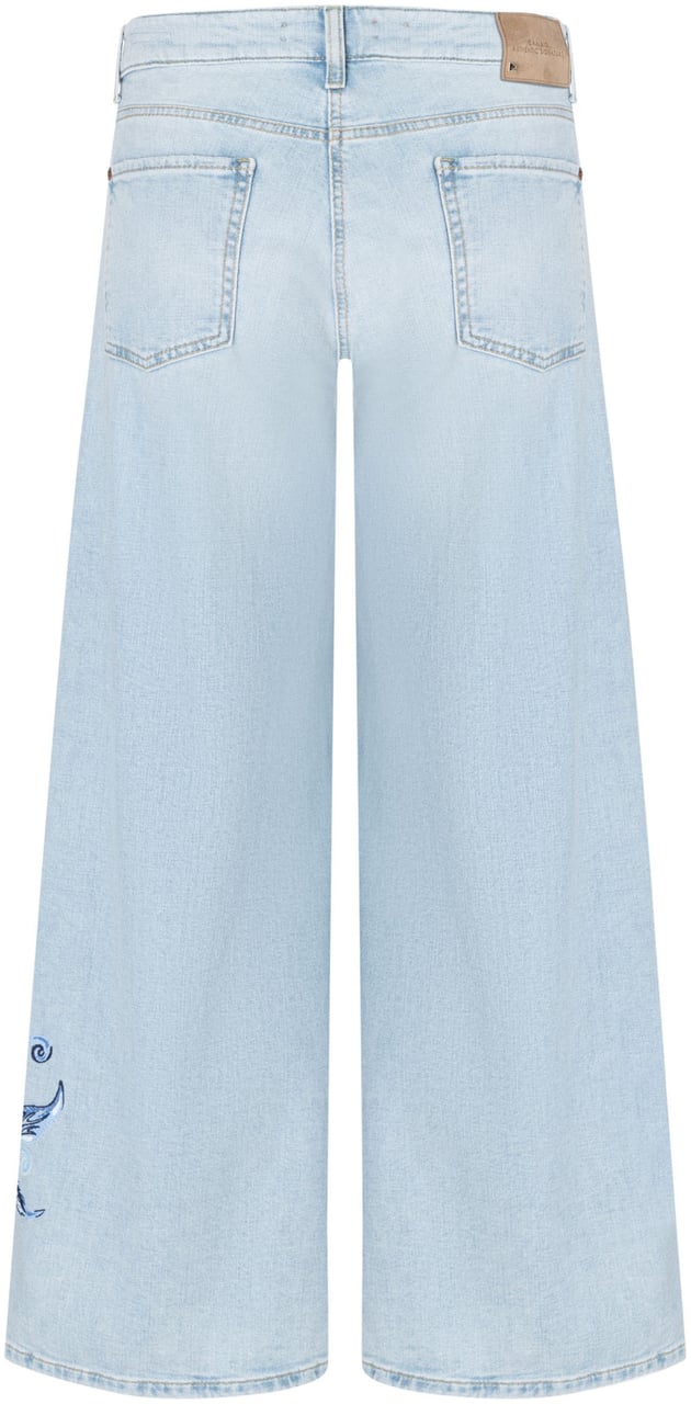 Cambio Palazzo Cropped Blauw 9132 0023 16 Blauw