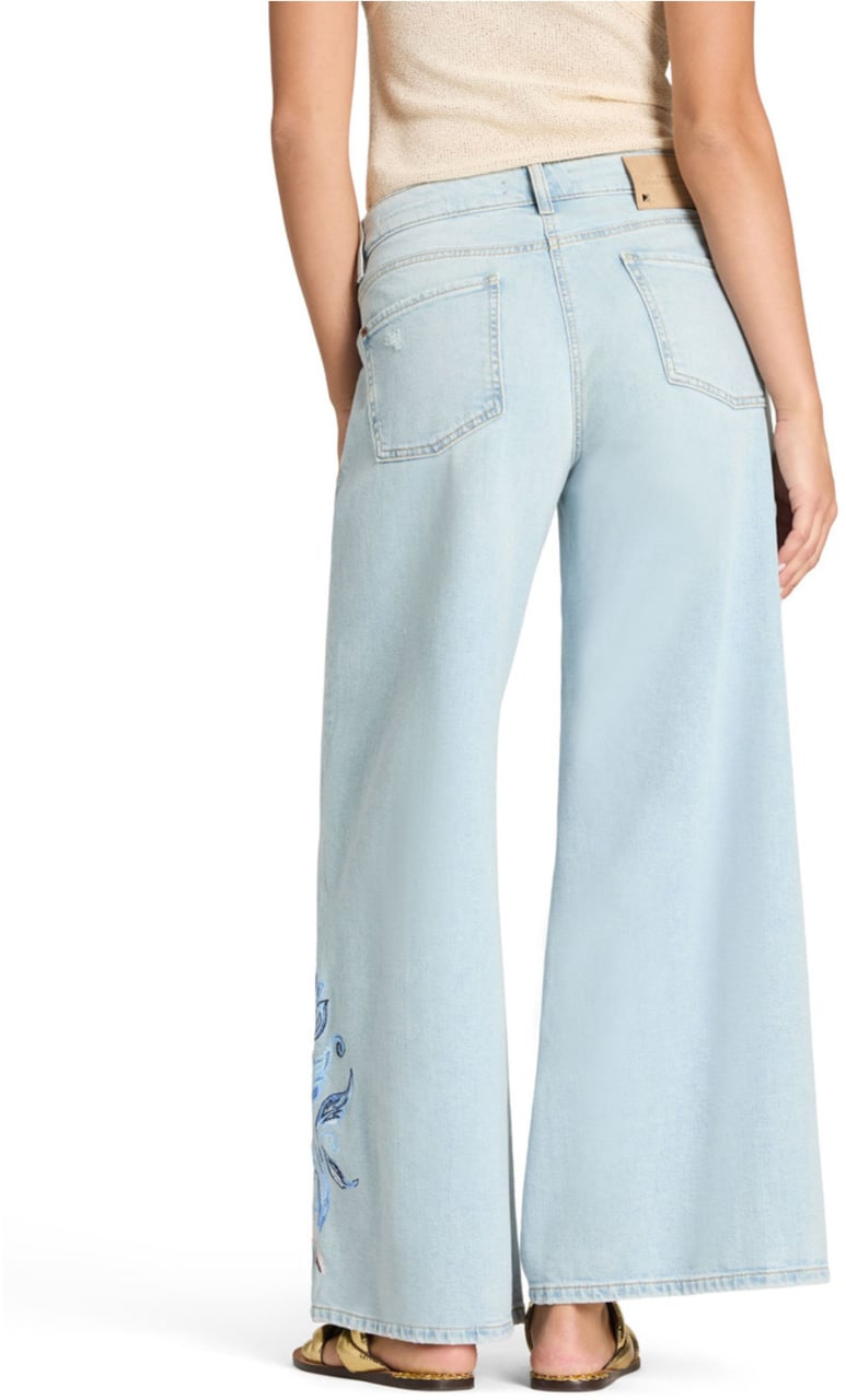 Cambio Palazzo Cropped Blauw 9132 0023 16 Blauw