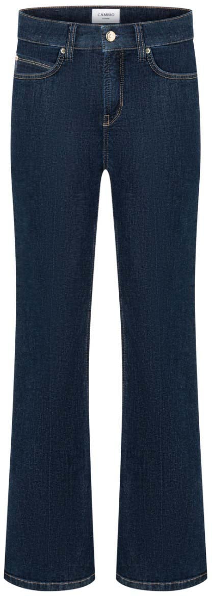 Cambio Paris Flared Jeans Donkerblauw 9157 0012 99 Blauw