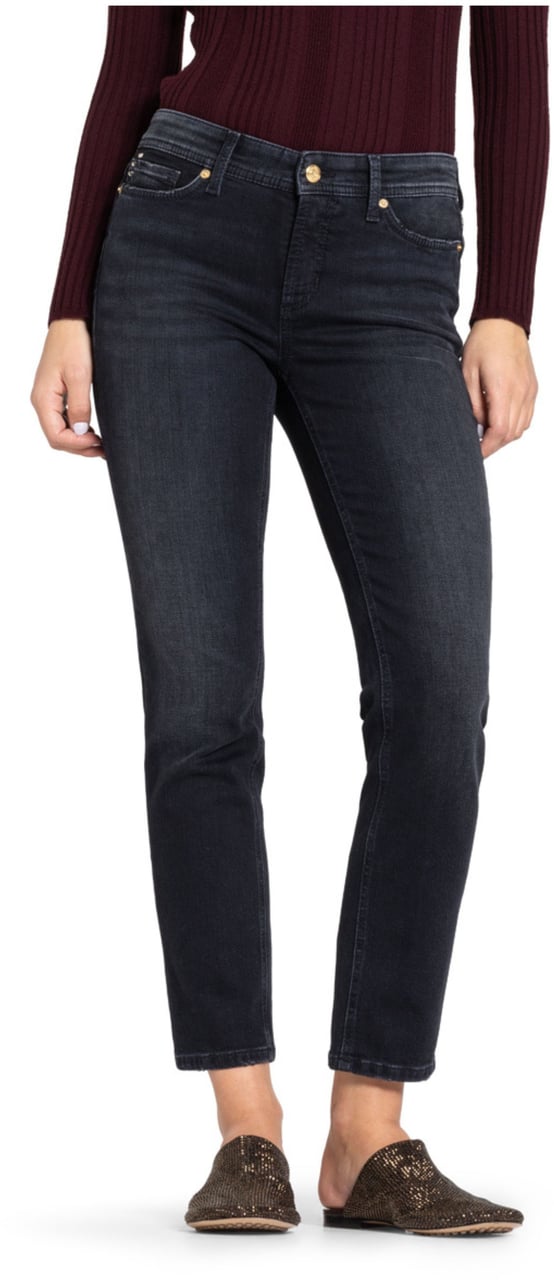Cambio Piper Cropped Jeans Zwart 9268 0027 17 Zwart