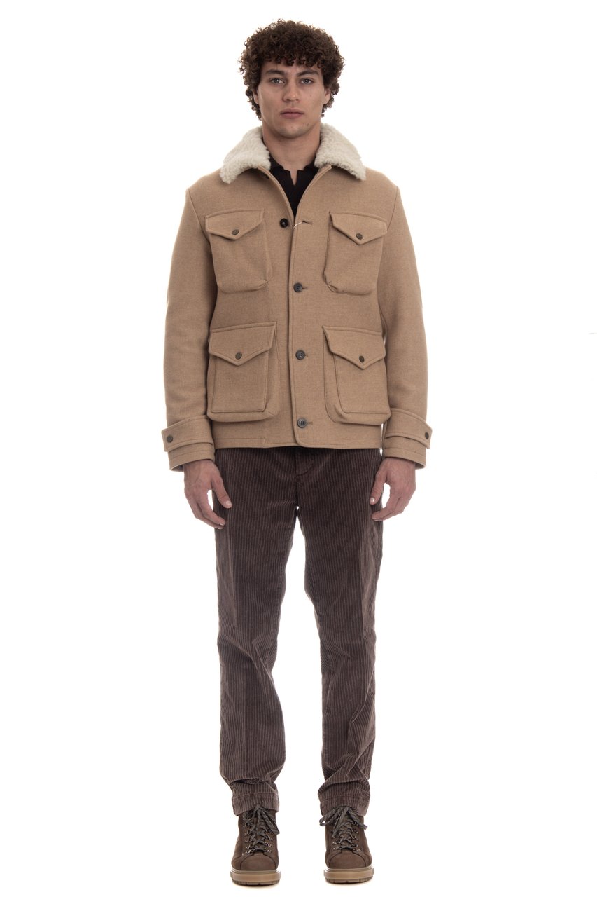 Camplin Wool Field Jacket Mod. Explorer Bruin