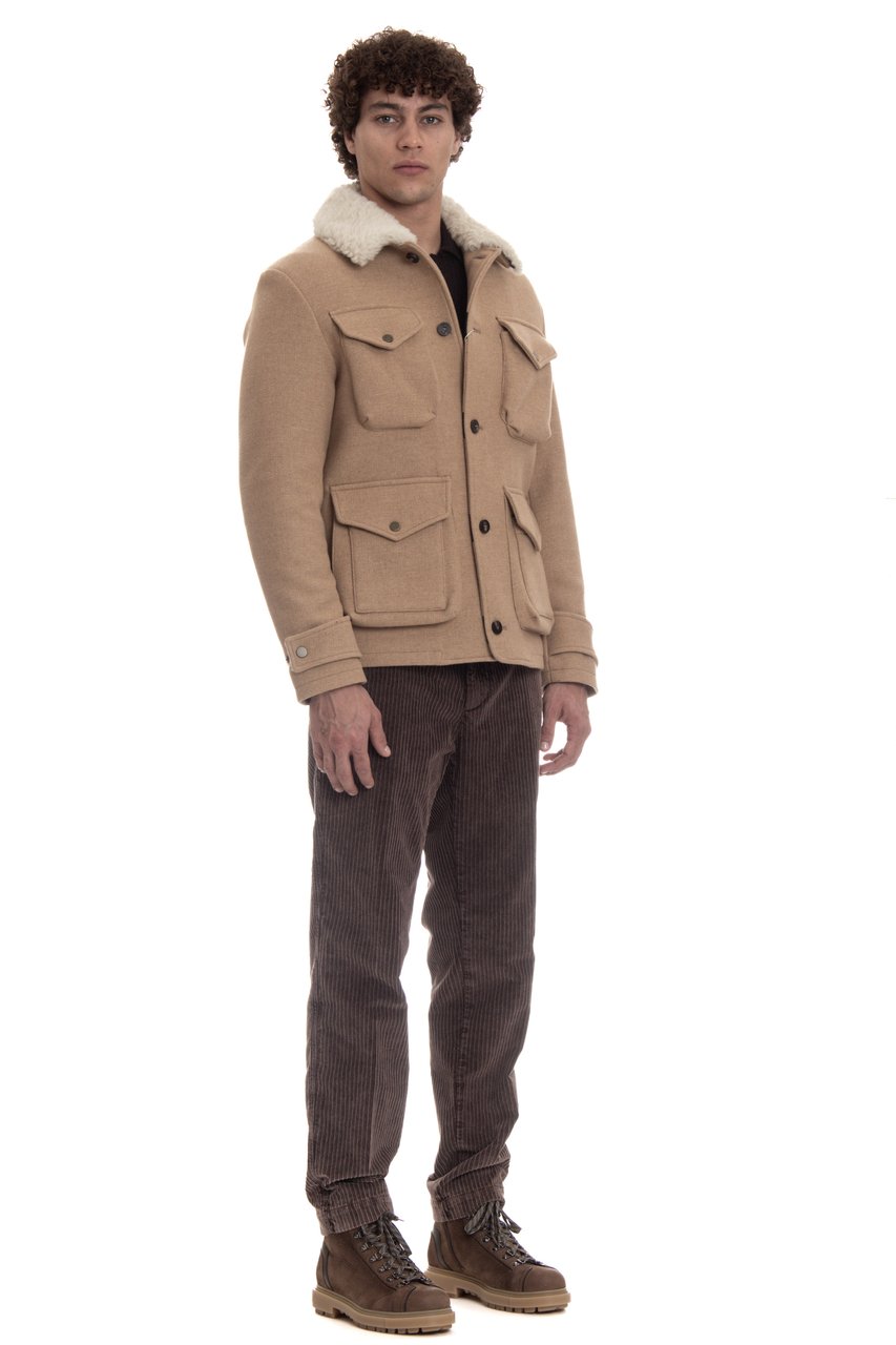Camplin Wool Field Jacket Mod. Explorer Bruin