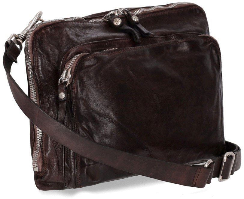 Campomaggi CAMPOMAGGI ARENITE DARK CROSSBODY BAG Bruin