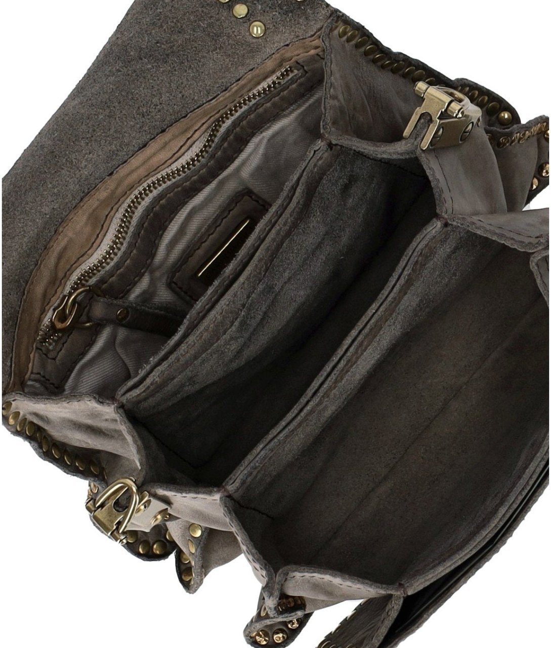 Campomaggi CAMPOMAGGI AGNESE S GREY SHOULDER BAG Grijs