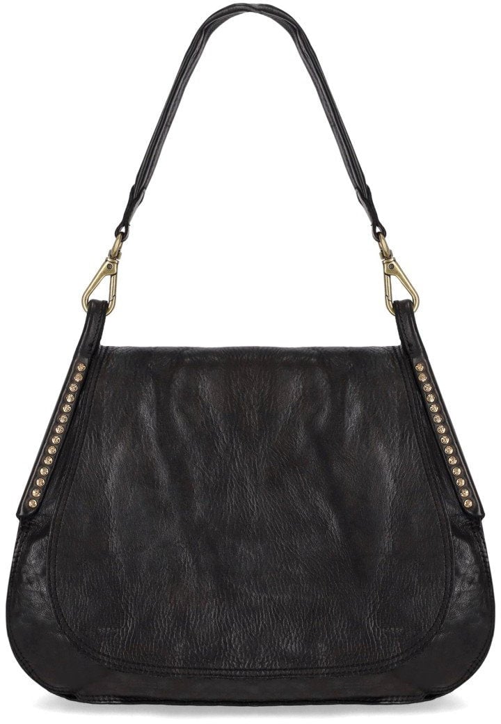 Campomaggi CAMPOMAGGI ENZA SHOULDER BAG Zwart