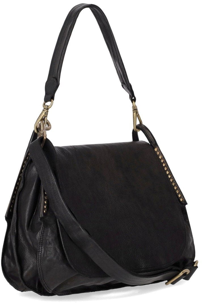 Campomaggi CAMPOMAGGI ENZA SHOULDER BAG Zwart