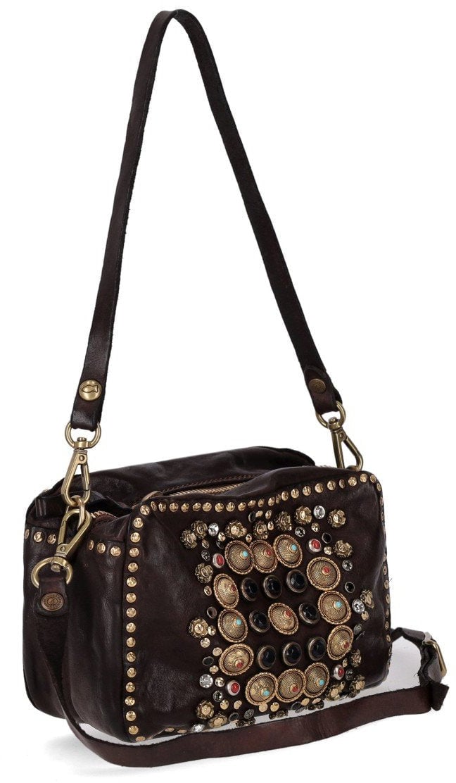 Campomaggi CAMPOMAGGI KATE DARK CROSSBODY BAG Bruin