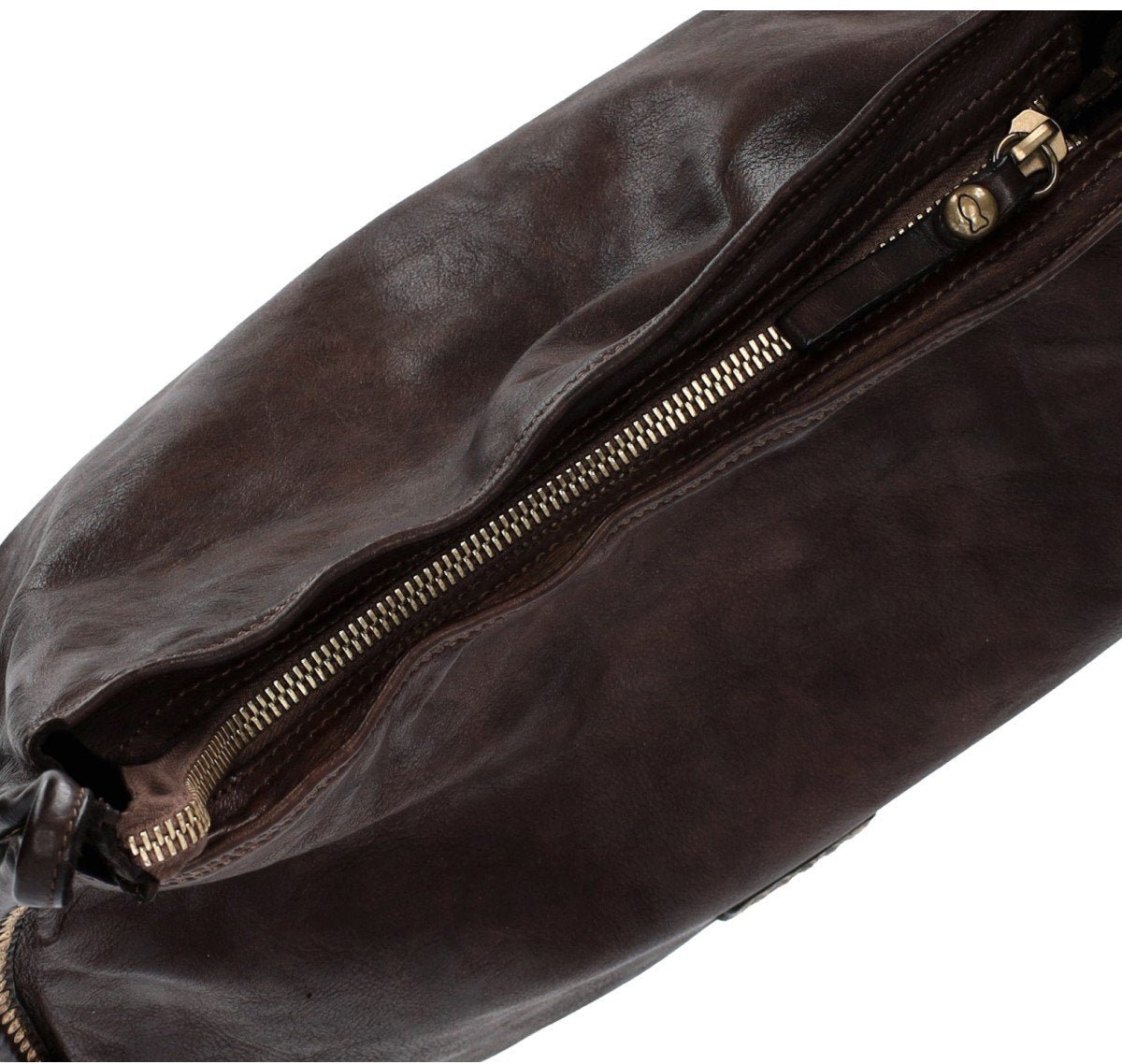 Campomaggi CAMPOMAGGI LUANA DARK SHOULDER BAG Bruin