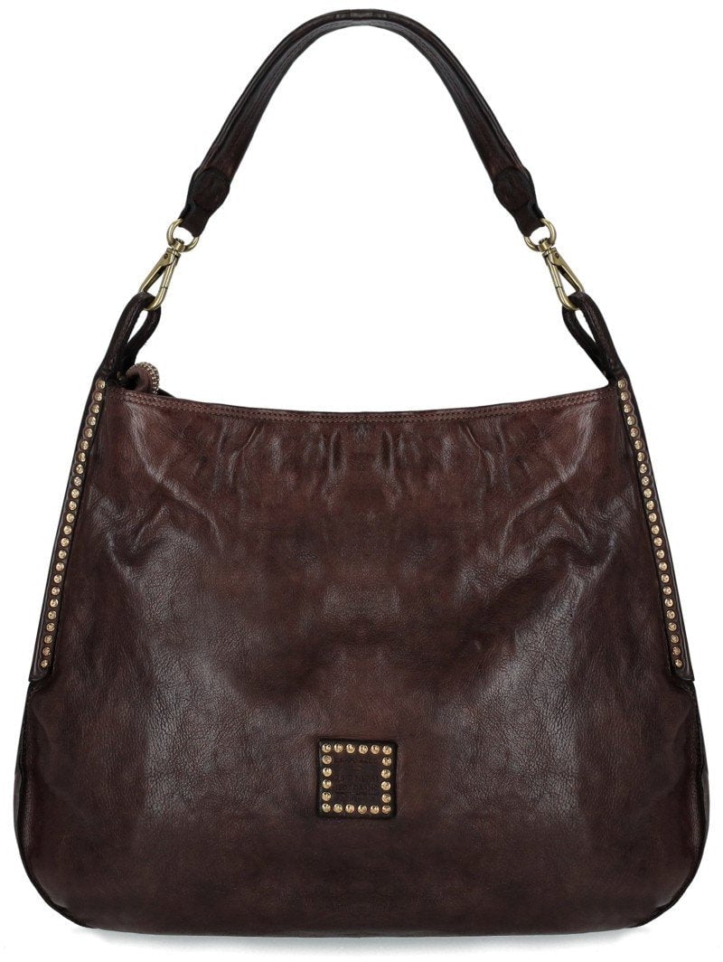 Campomaggi CAMPOMAGGI LUANA DARK SHOULDER BAG Bruin