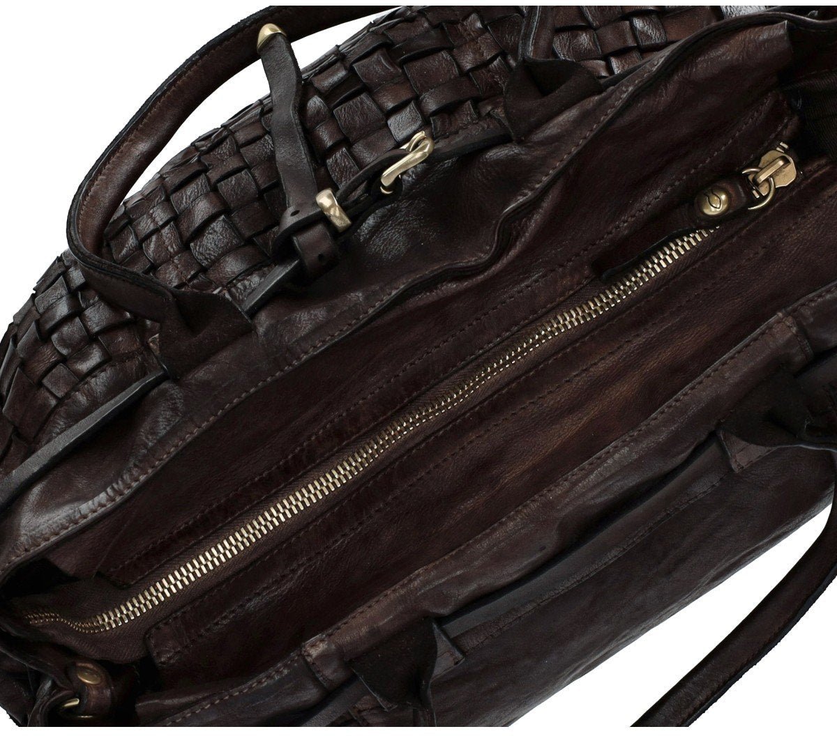 Campomaggi CAMPOMAGGI PENELOPE DARK SHOPPING BAG Bruin