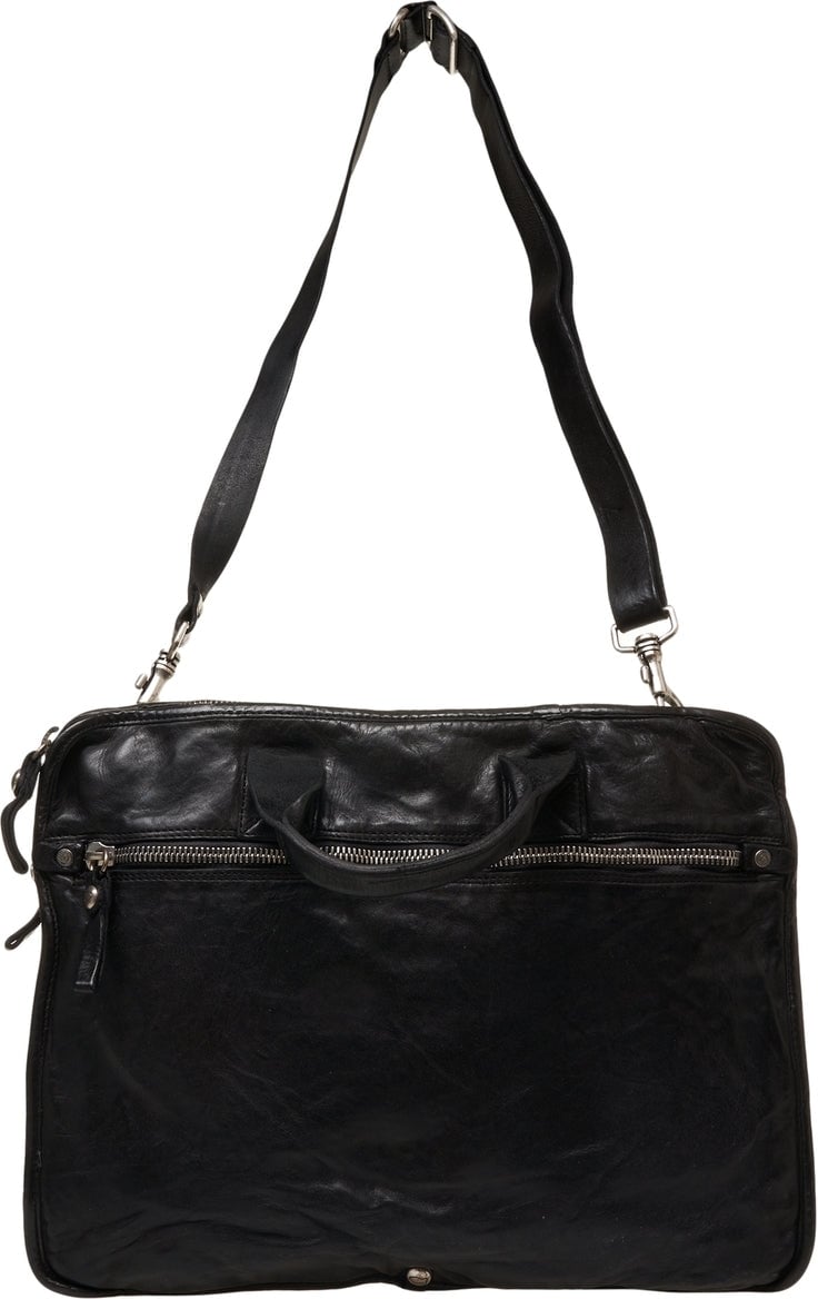 Campomaggi Leather briefcase Zwart