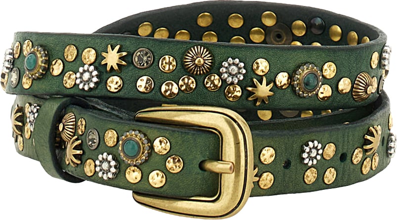 Campomaggi Belts Bottiglia Donkergroen