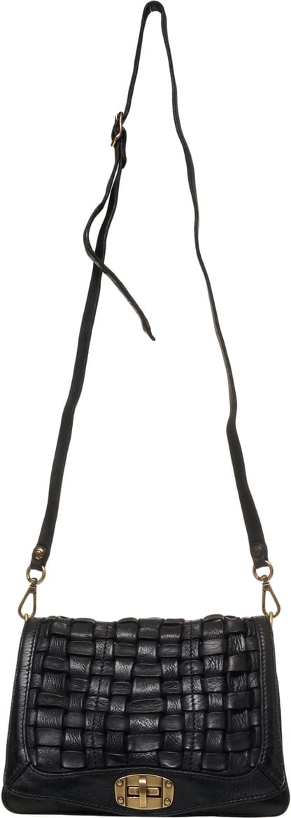 Campomaggi Leather Shoulder Bag Zwart