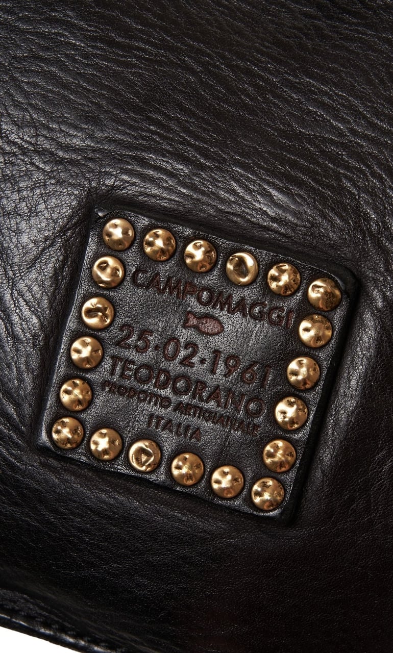 Campomaggi Leather Shoulder Bag Zwart