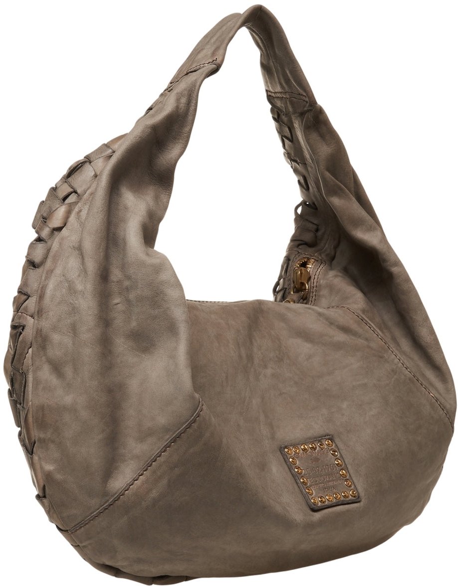 Campomaggi Smooth leather shoulder bag Groen