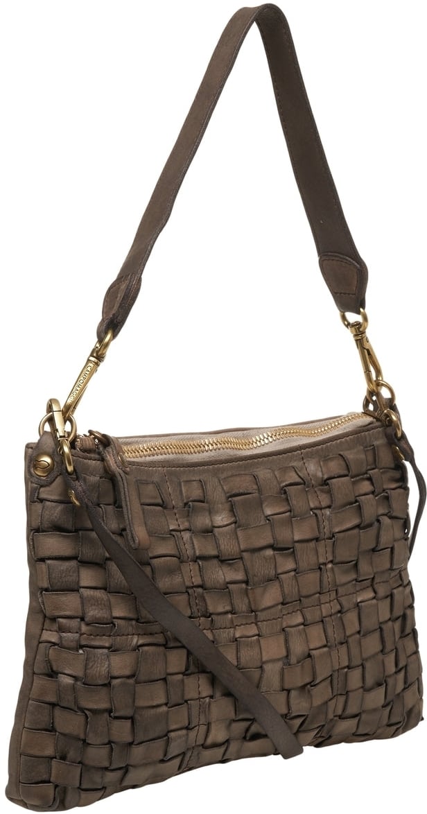 Campomaggi Leather shoulder bag Beige