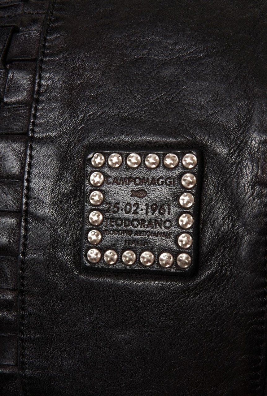 Campomaggi Leather cossbody bag Zwart