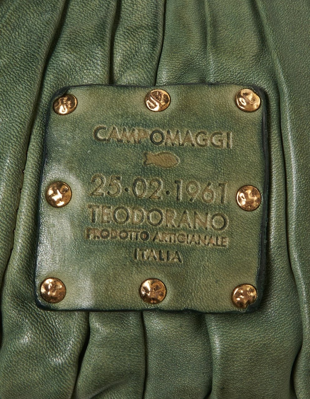 Campomaggi Shoulder bag 'Luna' Groen