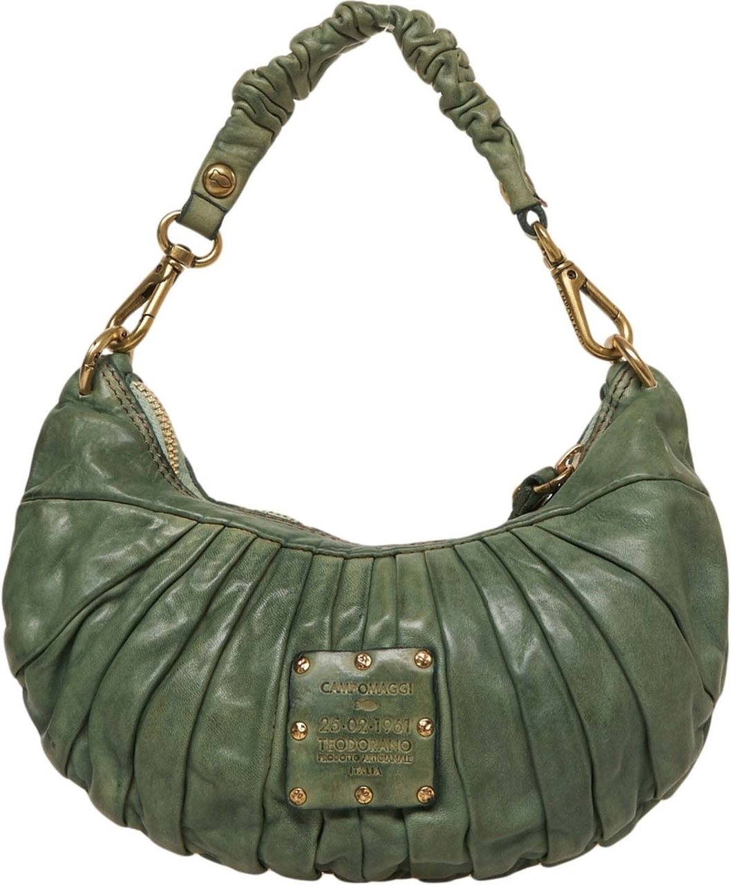 Campomaggi Shoulder bag 'Luna' Groen