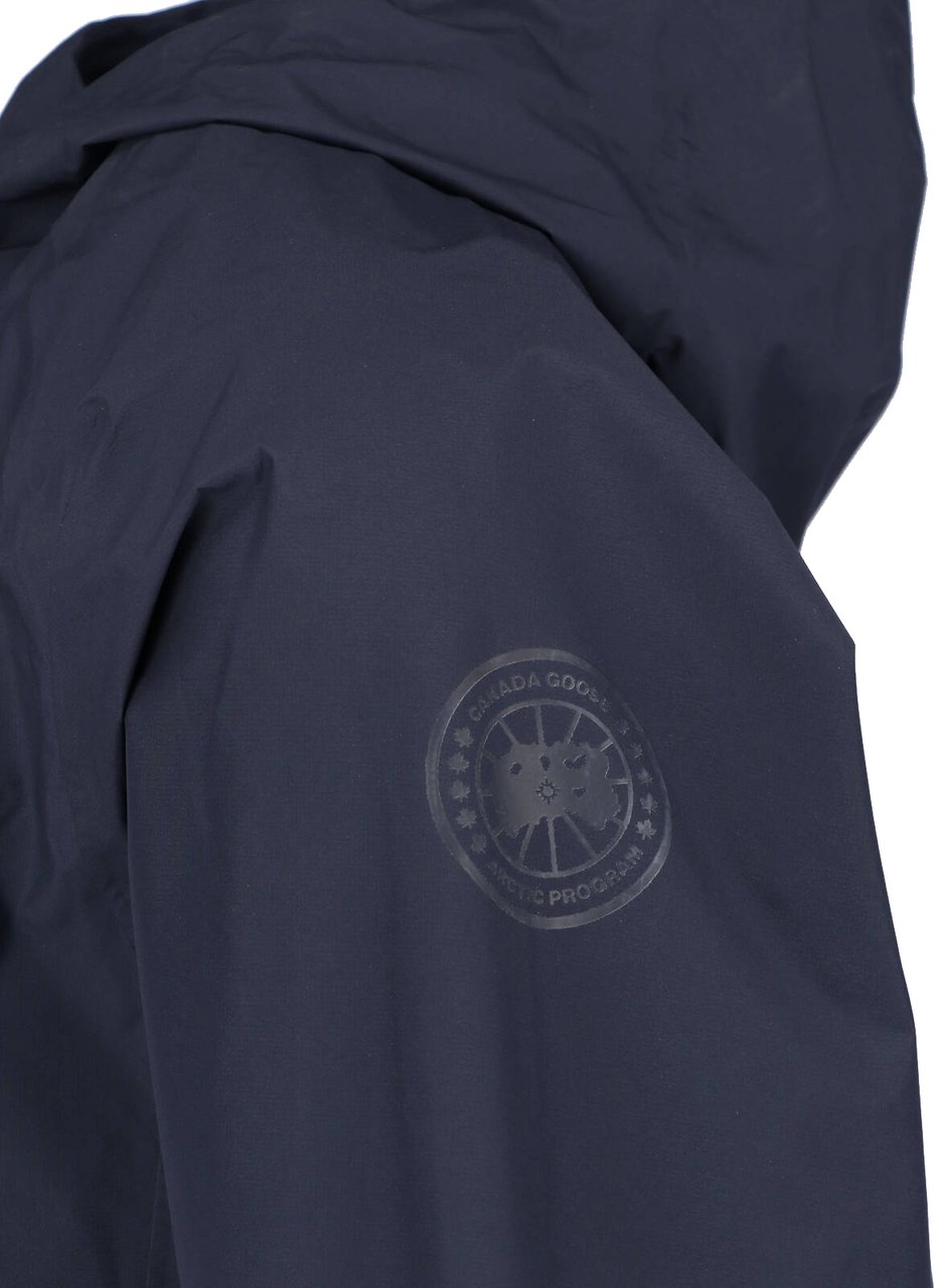 Canada Goose Black Horizon Waterproof Recycled Rain Jacket Zwart
