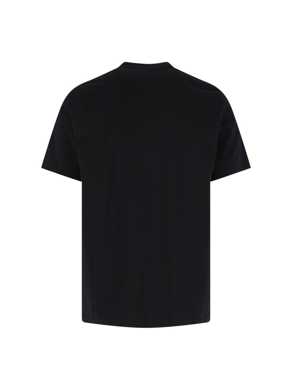 Canada Goose Black Short-Sleeve Embossed Cotton Logo T-Shirt Zwart