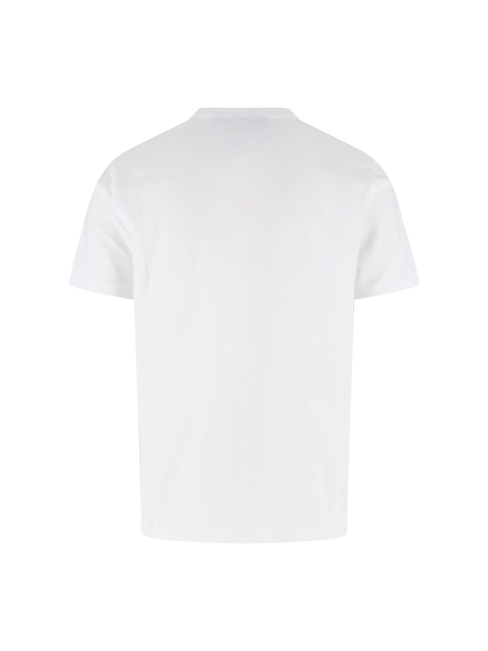 Canada Goose White Plain Embossed Cotton Logo T-shirt Wit