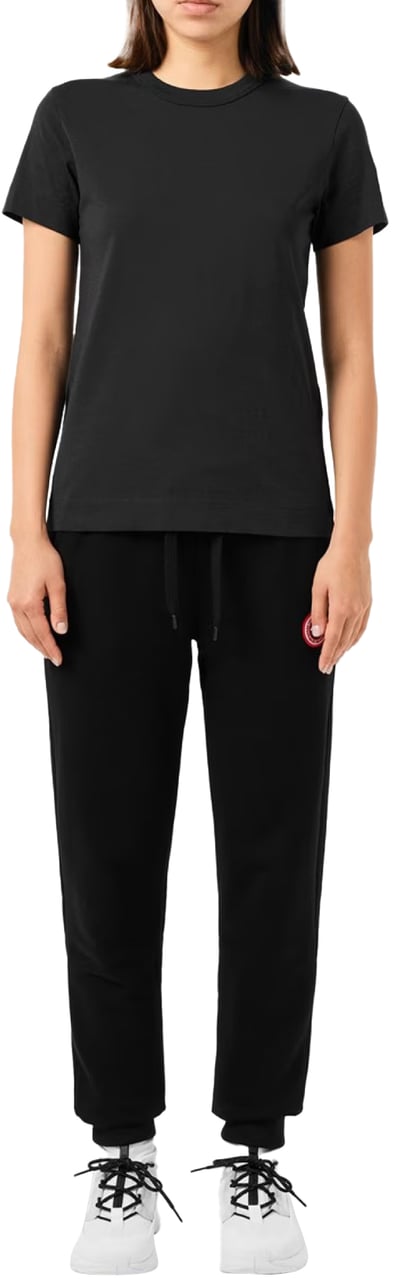 Canada Goose Black Label Broadview Logo T-shirt Zwart