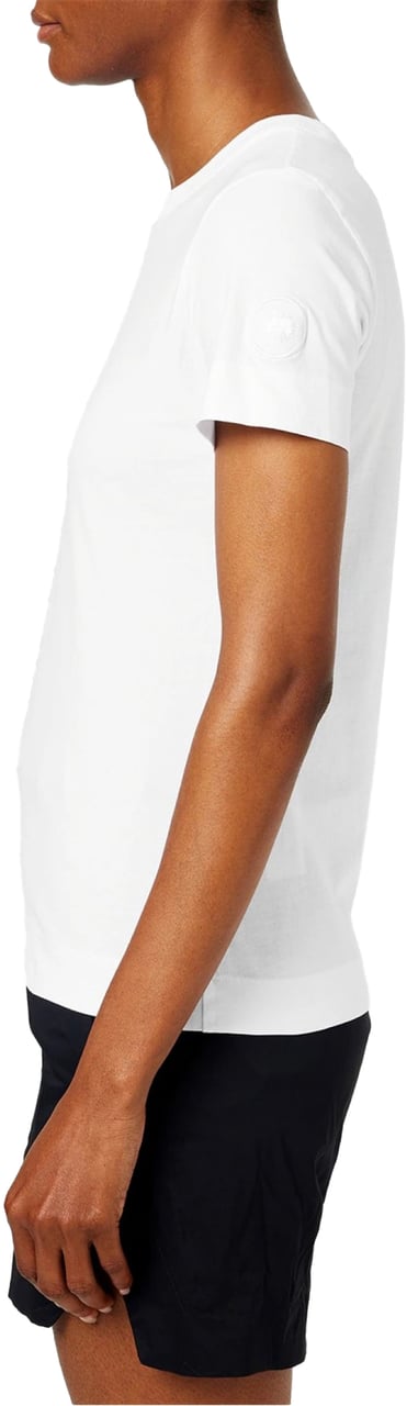 Canada Goose Black Label Broadview Logo T-shirt Wit