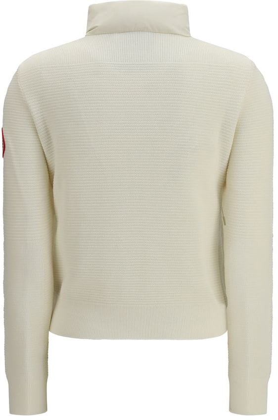 Canada Goose Beige Wool Oves Aries Full-Length Jacket Beige