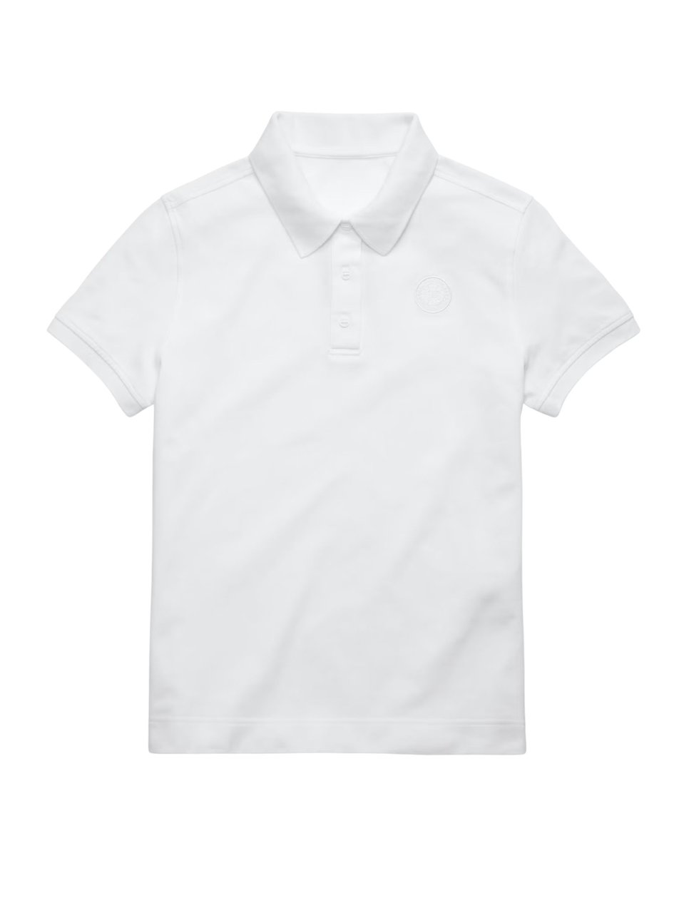 Canada Goose Almira Tailored Classic Collar Polo Shirt Wit