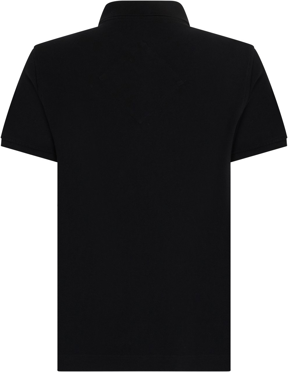 Canada Goose Black cotton polo with elegant logo Zwart