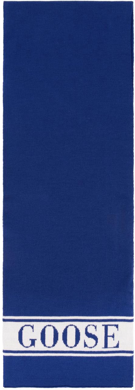 Canada Goose Merino Logo Scarf Blauw