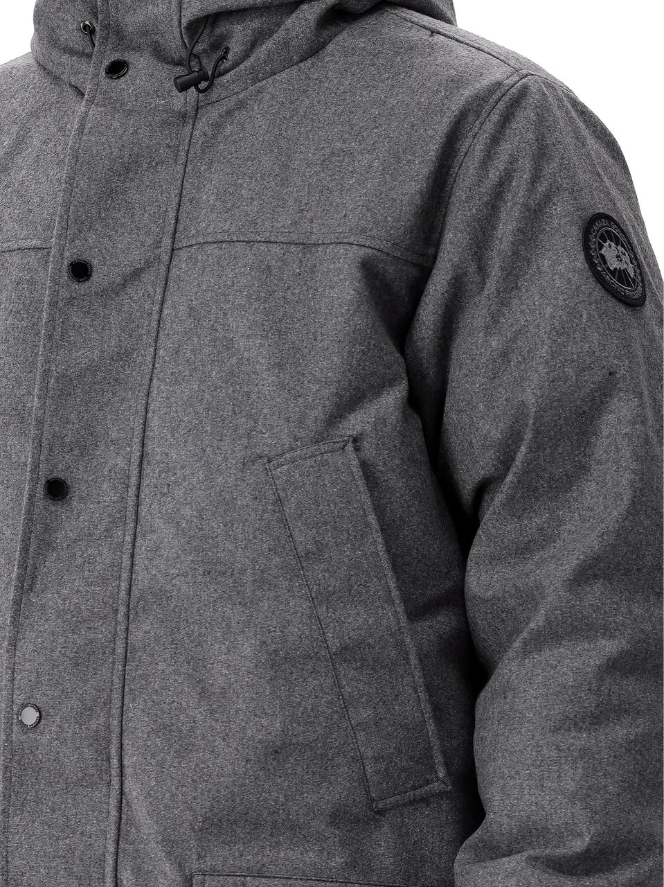 Canada Goose Canada Goose Parka Jas Grijs Langford Ardoise Mélangé Grijs