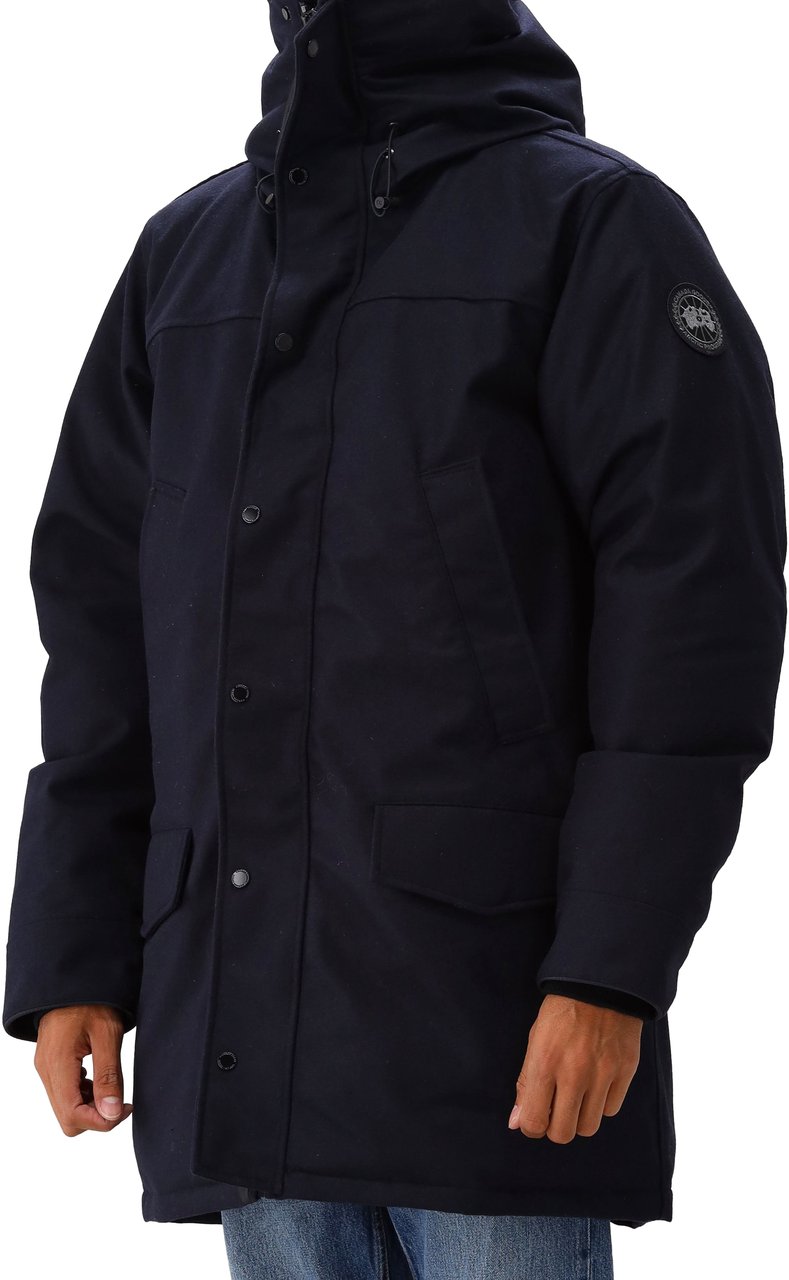 Canada Goose Canada Goose Parka Jas Blauw Langford Black Label Blauw