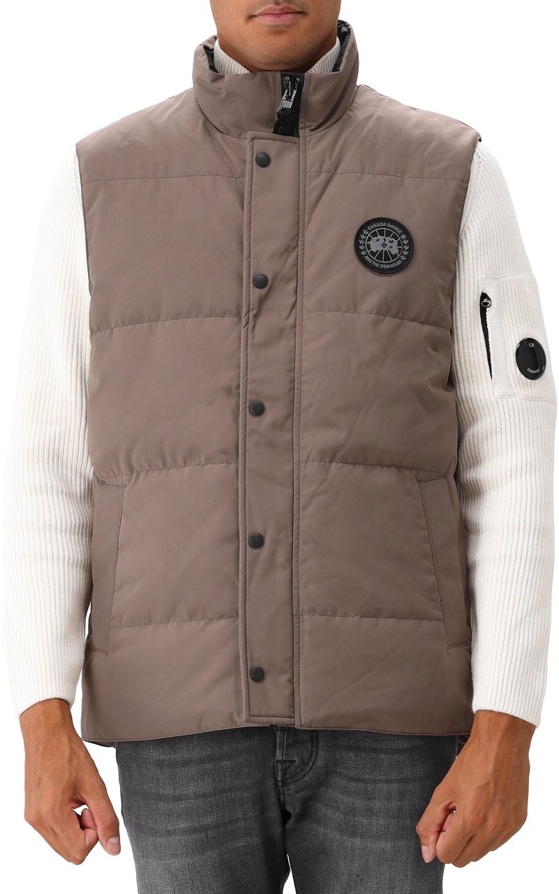 Canada Goose Canada Goose Bodywarmer Taupe Garson Black Label CR Grijs