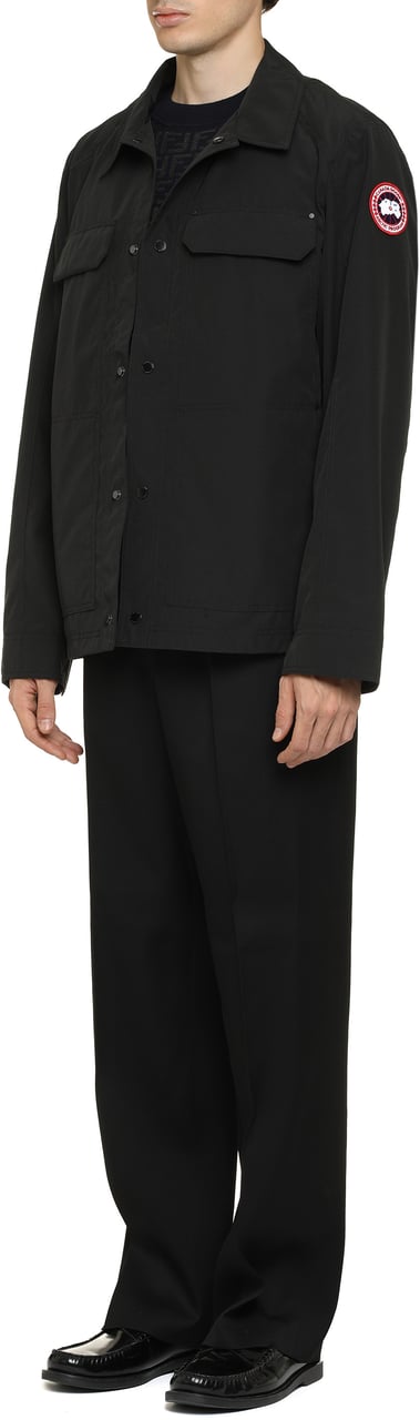 Canada Goose Burnaby techno fabric jacket Zwart