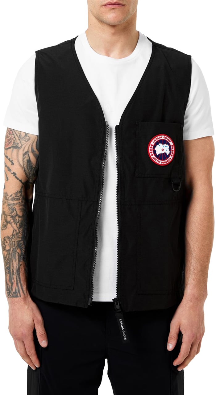 Canada Goose Canmore Logo Vest Zwart