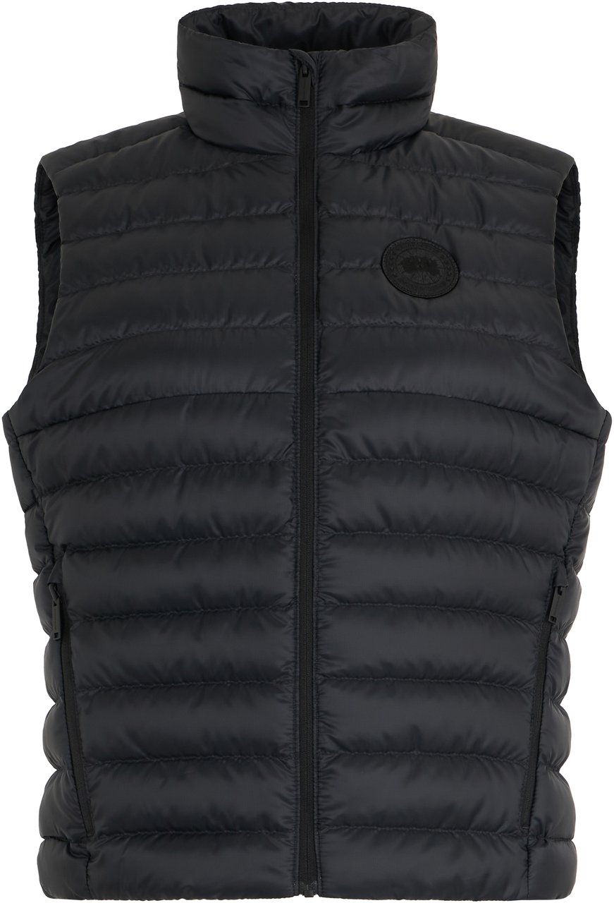 Canada Goose Padded vest with high collar Zwart