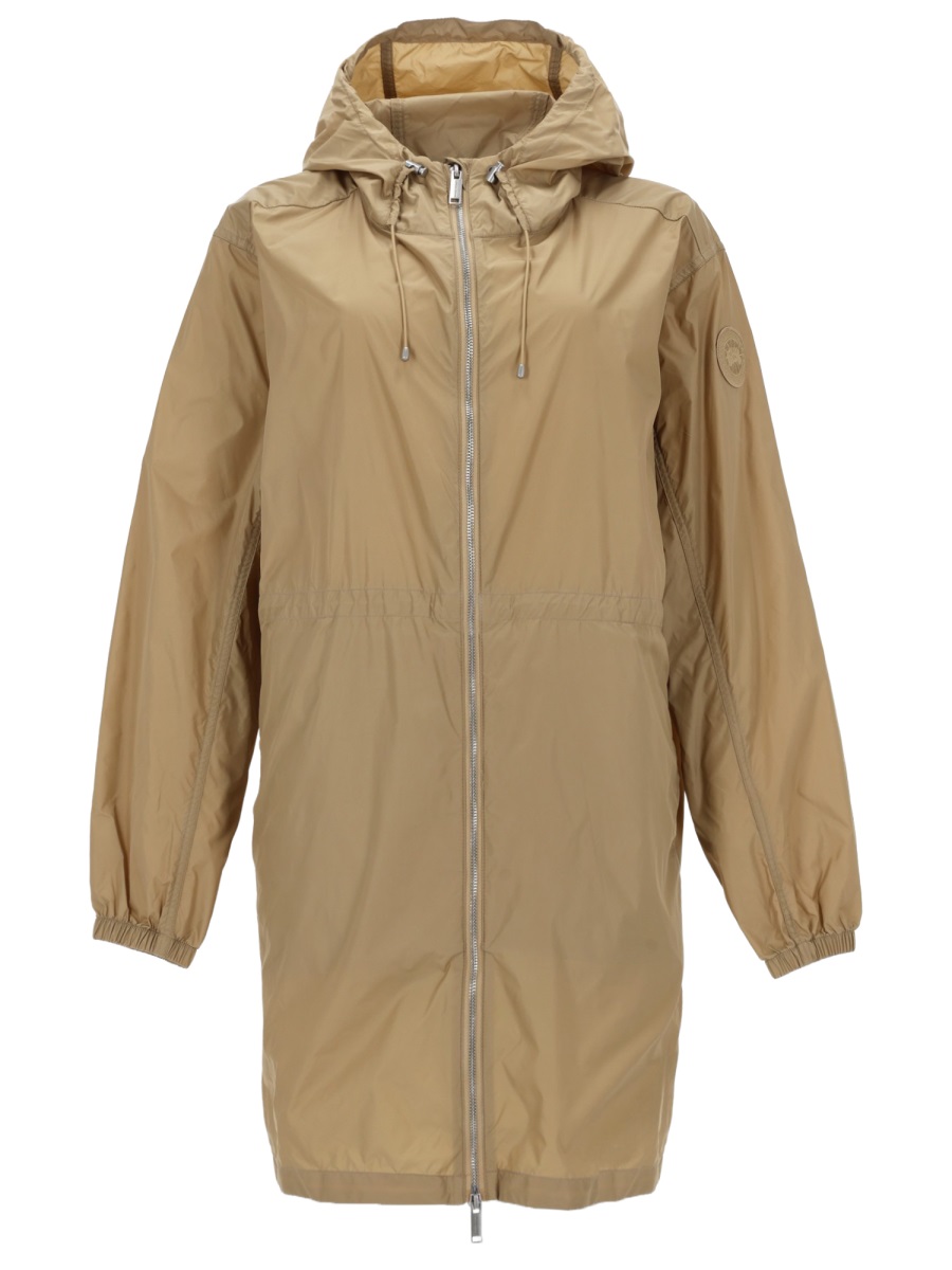 Canada Goose Polyamide Matte Gathered Waist Jacket Neutraal