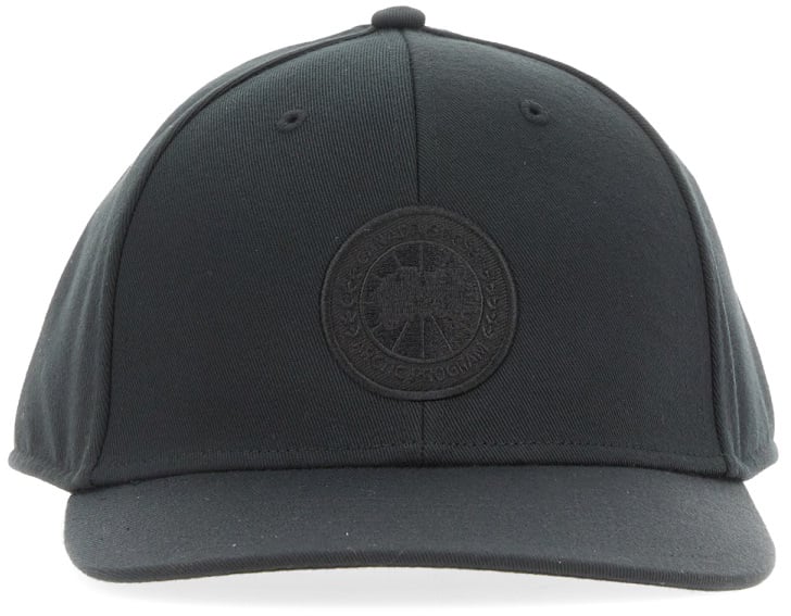 Canada Goose CG TONAL LOGO BASEBALL HAT Zwart