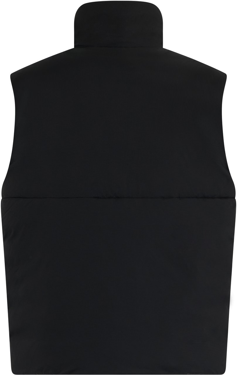 Canada Goose Padded vest with high collar Zwart