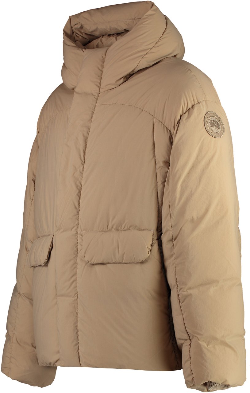 Canada Goose Wilu hooded down jacket Beige