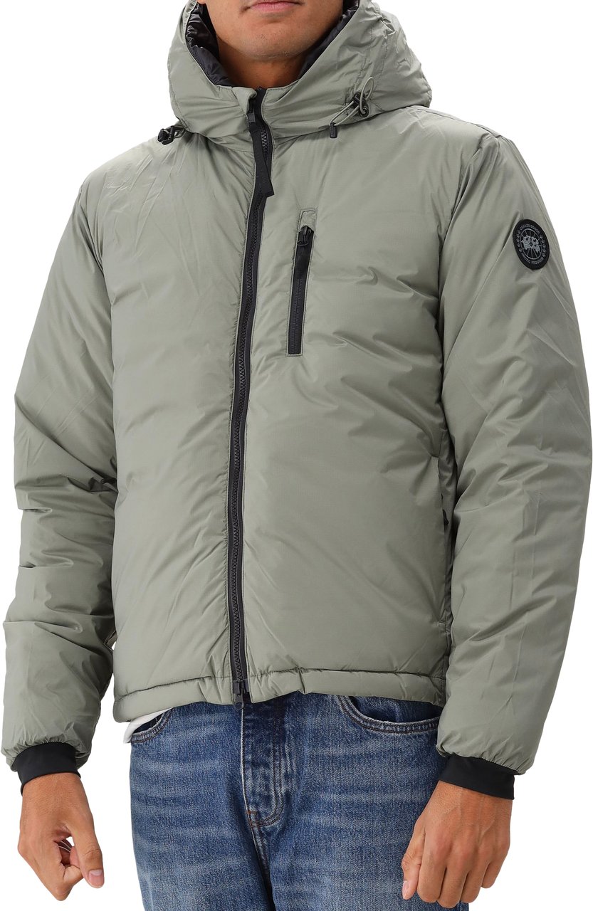 Canada Goose Canada Goose Jas Groen Lodge Hoody R Black Disc Groen