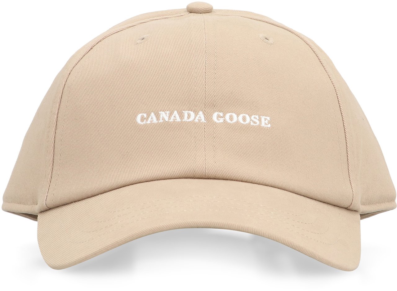 Canada Goose Logo baseball cap Beige