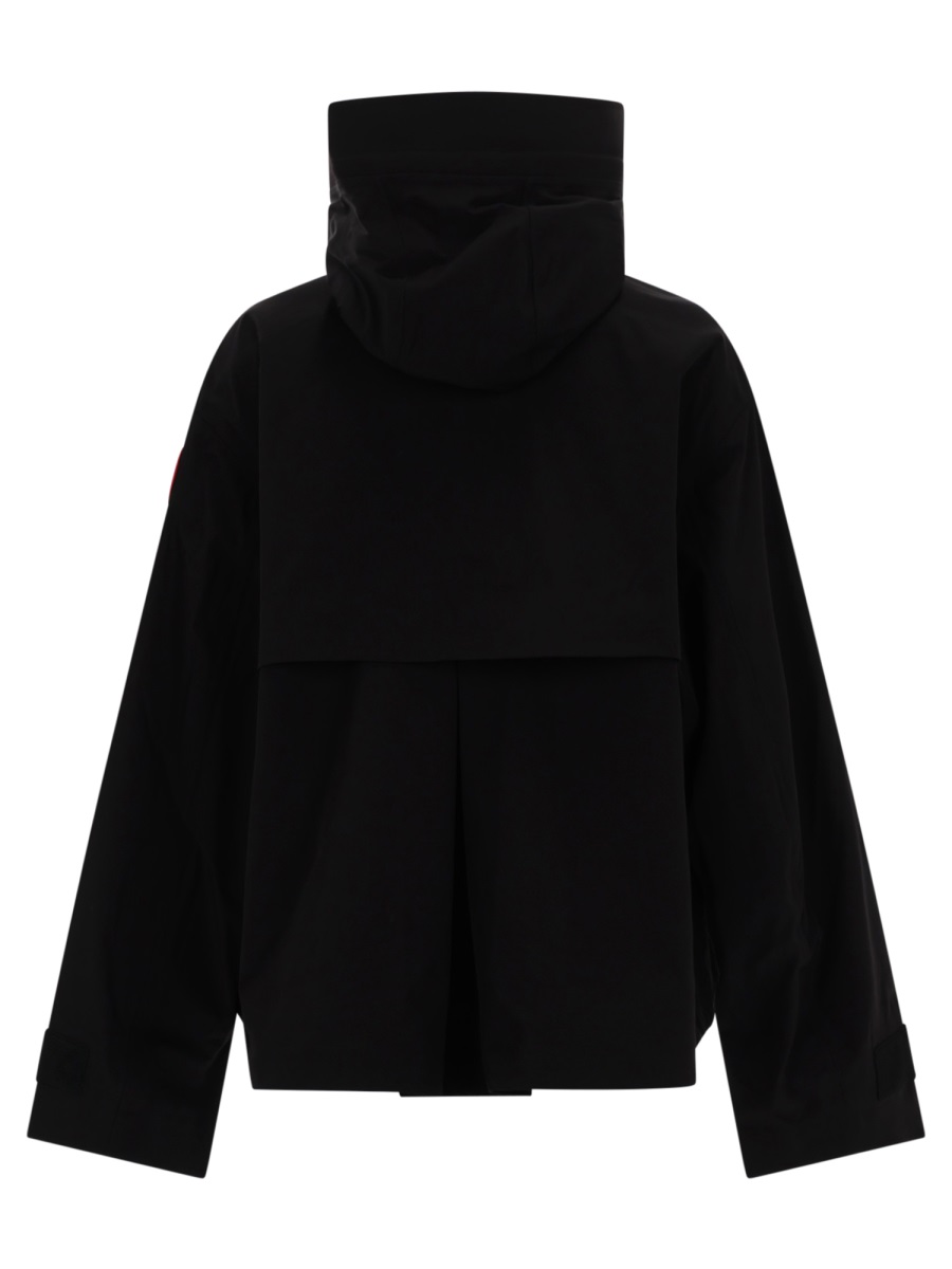 Canada Goose Cropped High Collar Polyamide Jacket Zwart