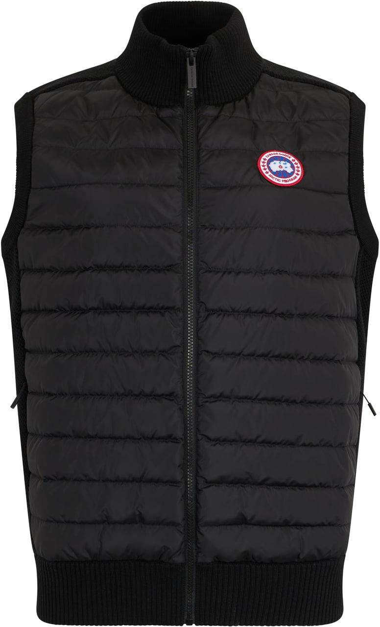 Canada Goose Padded gilet with mesh inserts Zwart