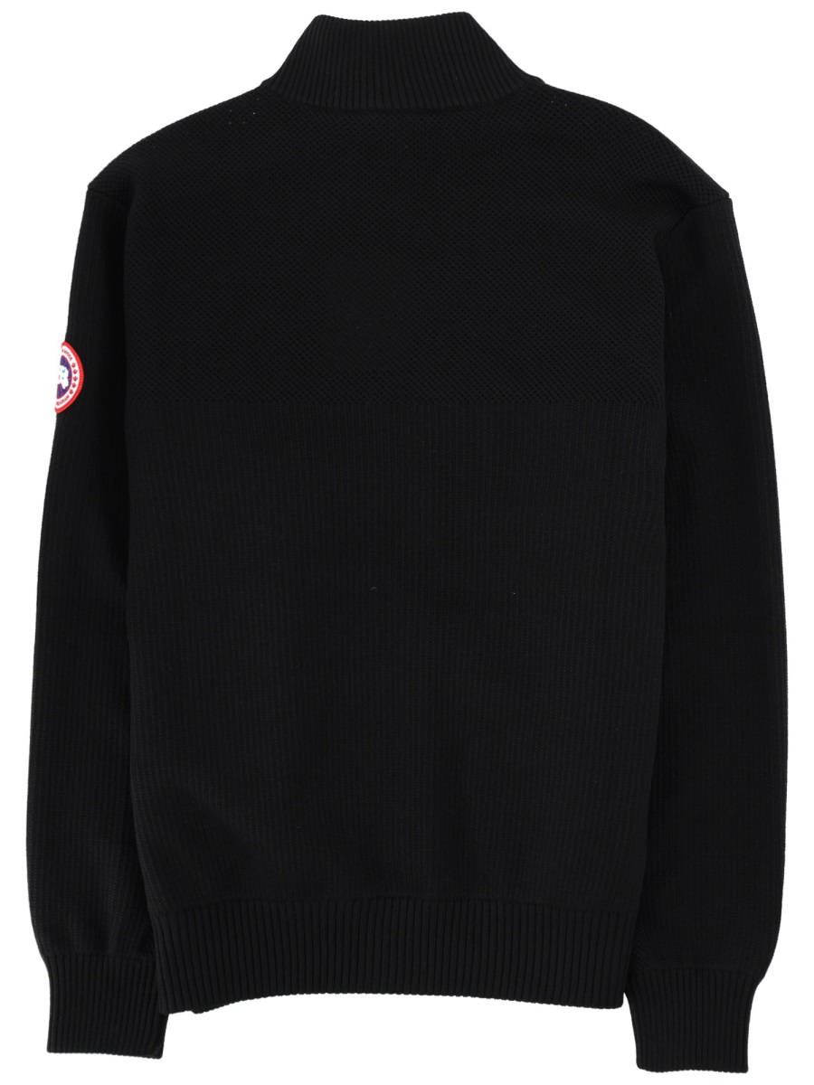 Canada Goose Hybridge Merino Wool Quilted Jacket Zwart