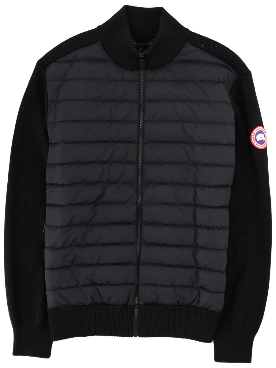 Canada Goose Hybridge Merino Wool Quilted Jacket Zwart