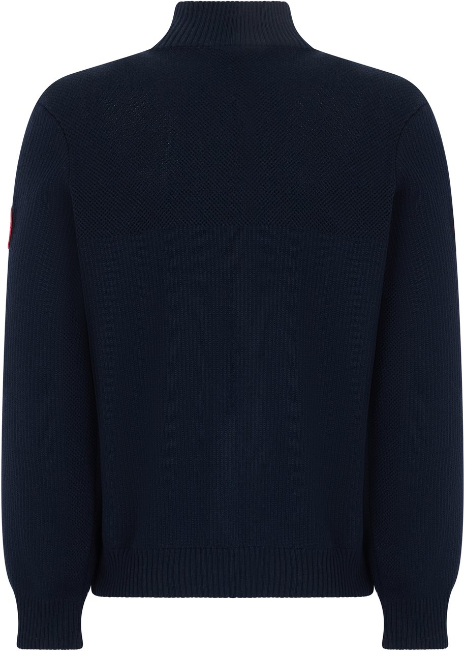 Canada Goose Wool jacket with padded inserts Blauw