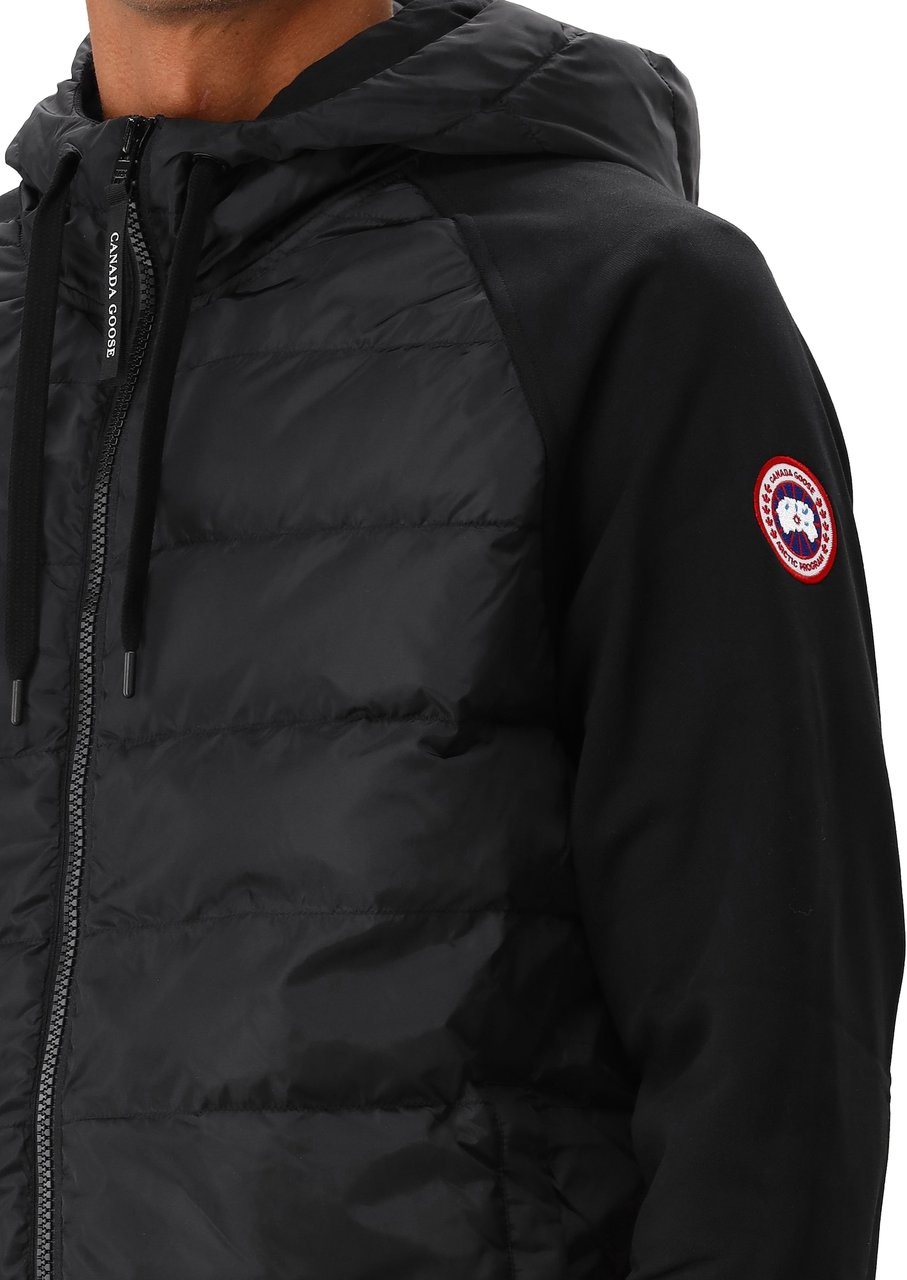 Canada Goose Canada Goose Jas Zwart Hybridge Huron Full Zip Hoody Zwart